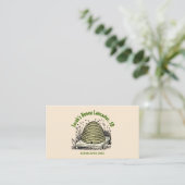 Carte De Visite Beehid Honey blanc antique (Debout devant)