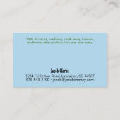 Carte De Visite Beehive Miel Bleu clair (Dos)