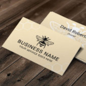 Carte De Visite Beekeeper Honey Bee Apiary Honeycomb