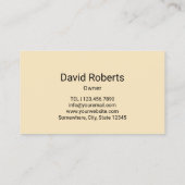 Carte De Visite Beekeeper Honey Bee Apiary Honeycomb Professionnel (Dos)