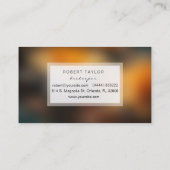 Carte De Visite Beekeeper Honey Vendeur Bee Ring Farmer Card (Dos)