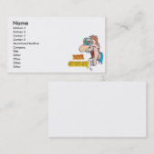 Carte De Visite BEER GOGGLES drôle de conception de boisson (Devant / Derrière)