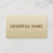 Carte de visite Beige Antique (Devant)