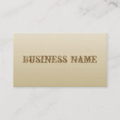 Carte de visite beige antique (Devant)