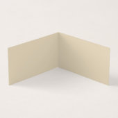 Carte De Visite Beige Classic Plat Professionnel (Intérieur)