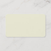Carte De Visite Beige Simple Plain Professional Modern Minimailst (Dos)