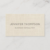 Carte De Visite Beige Textured  (Devant)