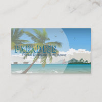 Bel agent de voyage tropical d'île connexe