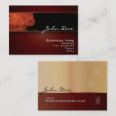 Carte De Visite Bel automne (Devant / Derrière)