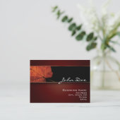 Carte De Visite Bel automne (Debout devant)