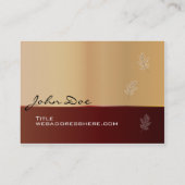 Carte De Visite Bel automne (Dos)