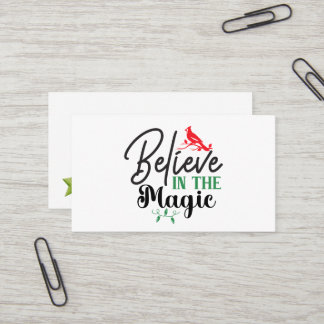 Carte De Visite Believe in the Magic Business Card