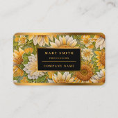 Carte De Visite Belle collection de tournesol moderne (Devant)