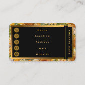 Carte De Visite Belle collection de tournesol moderne (Dos)