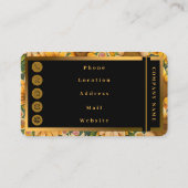 Carte De Visite Belle collection de tournesol tendance (Dos)