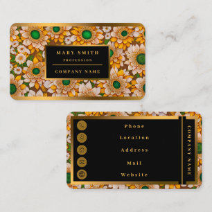 Carte De Visite Belle collection populaire de tournesol