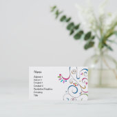 Carte De Visite Belle conception de griffonnage (Debout devant)