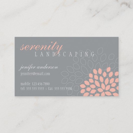 Carte De Visite Belle Dahlia (Devant)