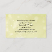 Carte De Visite Belle Dahlia Jaune et la Bible Verse Jacques 4:8, (Dos)