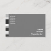 Carte De Visite Belle échelle de couleur Classic Flat Latérale (Dos)