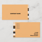 Carte De Visite Belle échelle de couleur Classic Flat Latérale (Devant / Derrière)