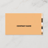 Carte De Visite Belle échelle de couleur Classic Flat Latérale (Devant)