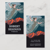 Carte De Visite Belle Epoque Art Vintage (Devant / Derrière)