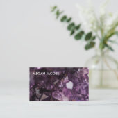 Carte De Visite Belle et audacieuse Crystal Geode (Debout devant)