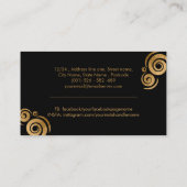 Carte De Visite Belle femme afro-américaine Silhouette (Dos)