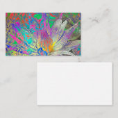 Carte De Visite Belle fleur de Lotus (Devant / Derrière)