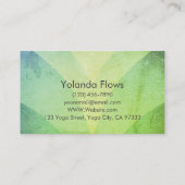 Carte De Visite Belle fleur de Lotus (Dos)