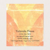 Carte De Visite Belle fleur de Lotus (Intérieur déplié)