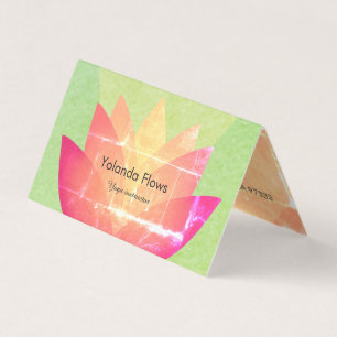 Carte De Visite Belle fleur de Lotus