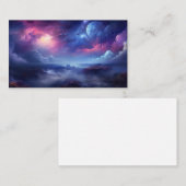 Carte De Visite Belle Galaxie Espace extra-atmosphérique Univers c (Devant / Derrière)