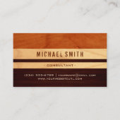 Carte De Visite Belle Graine de Bois - Professionnel Unique (Devant)