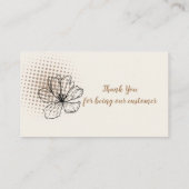 Carte De Visite Belle loyauté modifiable (Dos)