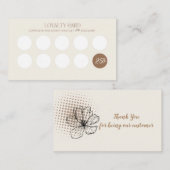 Carte De Visite Belle loyauté modifiable (Devant / Derrière)