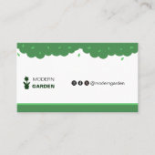 Carte De Visite Belle maintenance des services de triage de jardin (Devant)