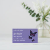 Carte De Visite Belle Nature Thème Papillon (Debout devant)