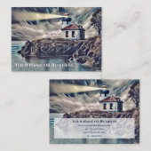 Carte De Visite Belle peinture Art numérique phare (Devant / Derrière)