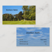 Carte De Visite Belle pelouse (Devant / Derrière)
