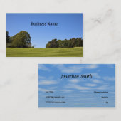 Carte De Visite Belle pelouse (Devant / Derrière)