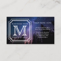 Belle photo de paysage de monogramme beau simple