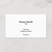 Carte De Visite Belle photo Ocean Sunset (Dos)