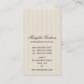 CARTE DE VISITE :: belle renaissance 9 (Dos)