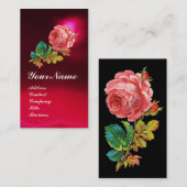 Carte De Visite BELLE ROSE ROSE ROSE ROSE, Bourgogne rouge (Devant / Derrière)