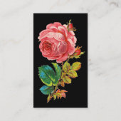 Carte De Visite BELLE ROSE ROSE ROSE ROSE, Bourgogne rouge (Dos)