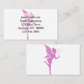 Carte De Visite Belle silhouette de fée (Devant / Derrière)