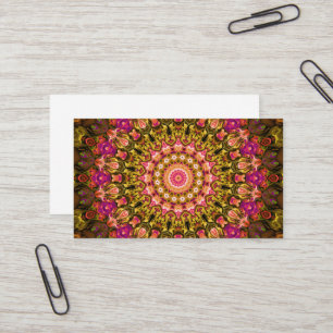 Carte De Visite belle tapis textile mandala motif