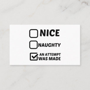 CARTE DE VISITE BELLE TENTATIVE TOUT DE SUITE